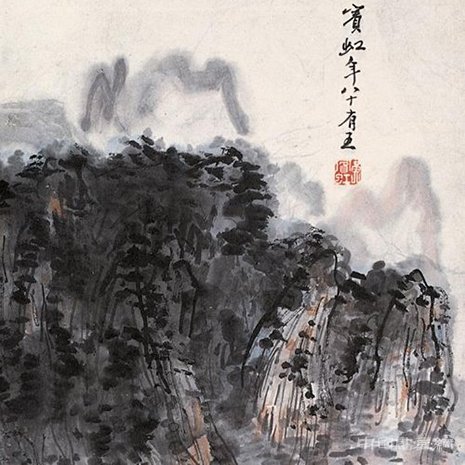 黄宾虹山水画的变与不变