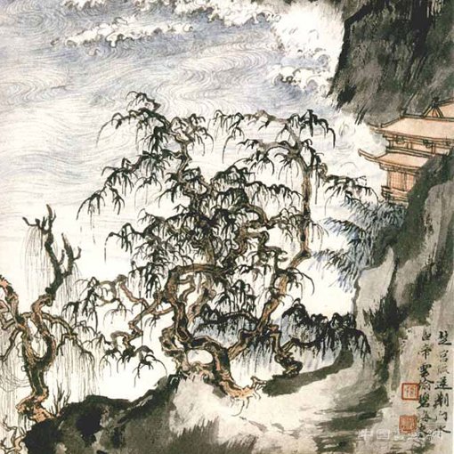 陆俨少山水画分析