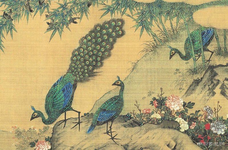 《百鸟朝凤图卷》