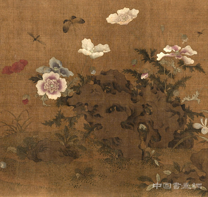 绝色美女画家真迹——《草虫花蝶图卷》