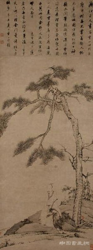 弘仁罕见人物画