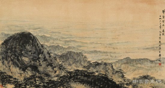 人民大会堂内最大的一幅国画《江山如此多娇》