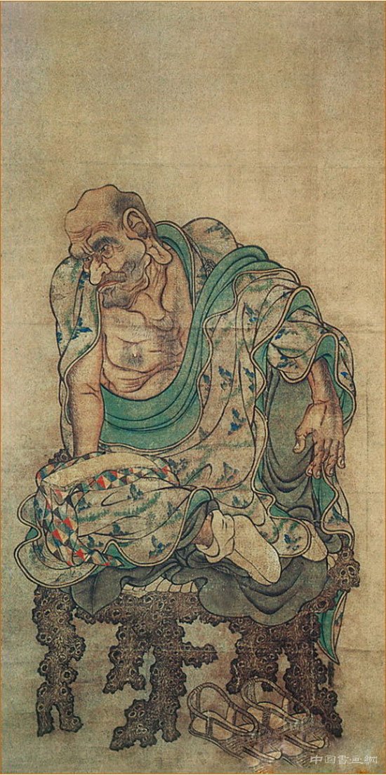 五代贯休十六副罗汉图（一）