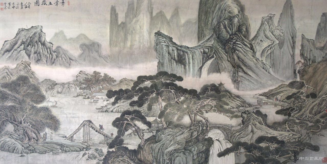 细墨山水——黄皖鲁个展在京开幕