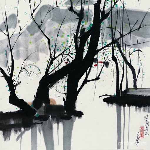 中西绘画艺术比较——笔墨线画与彩色油画