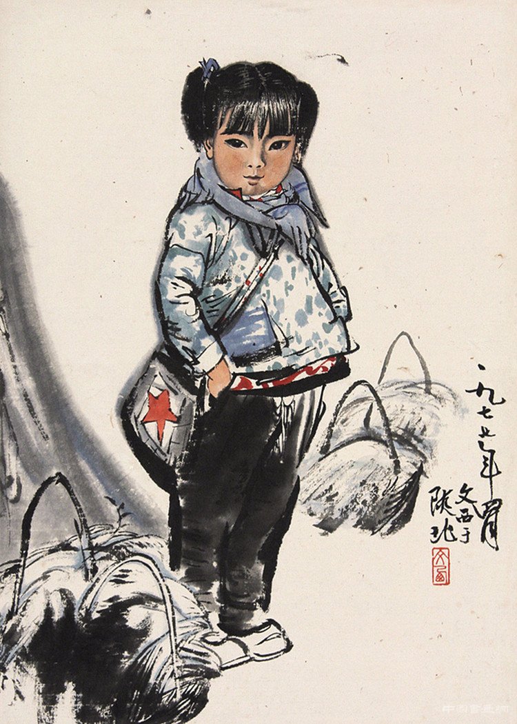 刘文西笔下的小姑娘