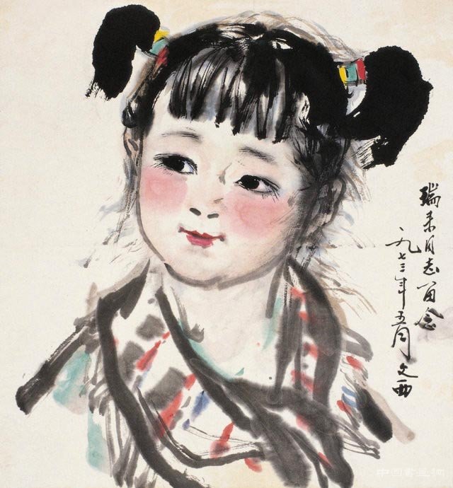 刘文西笔下的小姑娘