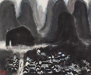 中国嘉德举办李可染翰墨集珍书画作品展