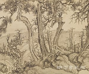 台北故宫博物院展出五件明代巨幅名画