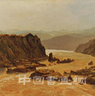 但替河山添彩色——吴作人《黄河三门峡》研究展开幕