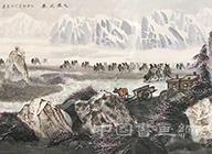 中国画的新声——赏析舒春光的西部大漠山水画