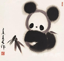 韩美林的绘画，“造型”最有个性，画面更具有设计美感
