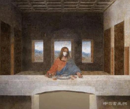 <b> 世界名画系列防疫海报—《隔离的艺术》</b>