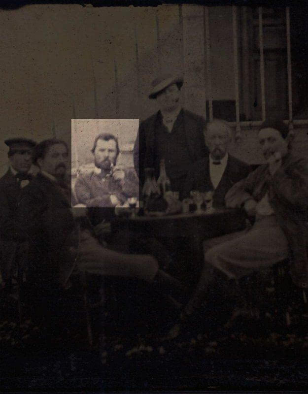摄于1887年 唯一一张梵高的真人照片?