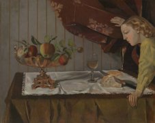 Still Life with a Figure