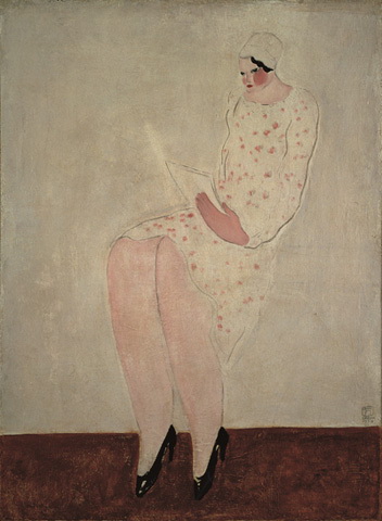 端坐仕女