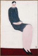 端坐仕女