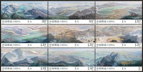 《黄河》特种邮票收录多个郑州“地标”