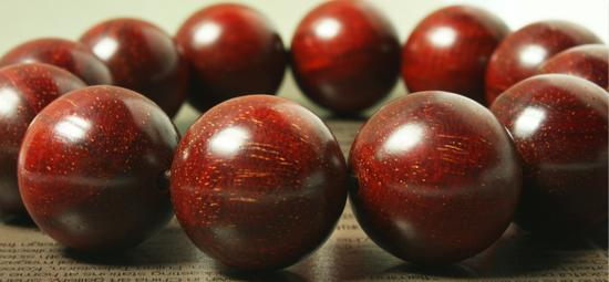 真紫檀也会掉色吗