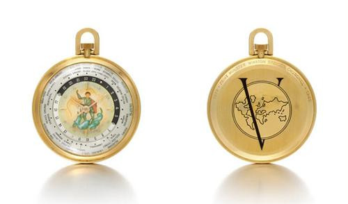 苏富比将拍卖丘吉尔二战胜利纪念怀表