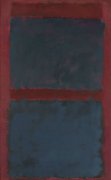 Untitled (Black on Maroon)