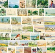 水彩画成市场热点