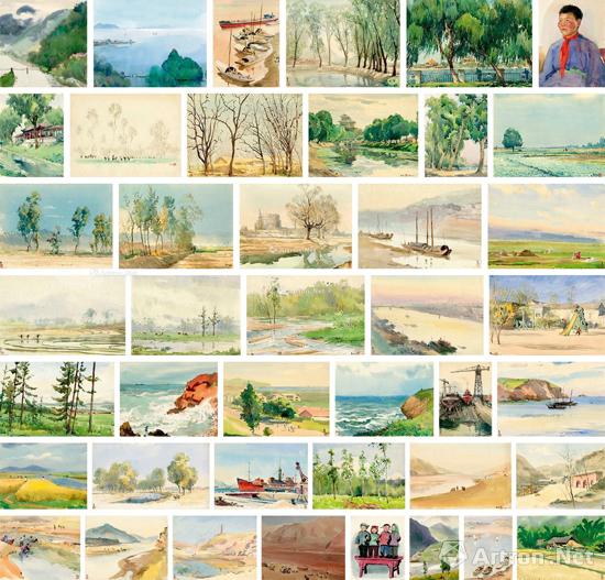 水彩画成市场热点