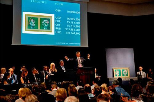 伦敦佳士得《战后与当代艺术》主题专拍业绩突破 1.5 亿美元