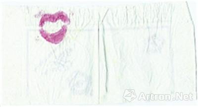 英国前首相撒切尔夫人口红印的餐巾纸2000英镑起拍