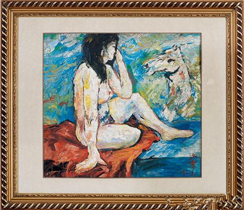 沙耆《凝望》亮相浙江世贸2015春拍