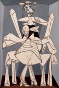 Woman Sitting in an Armchair (Dora)