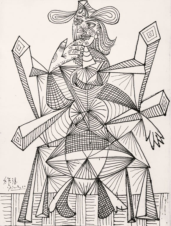 Woman Sitting in a Chair (Dora)