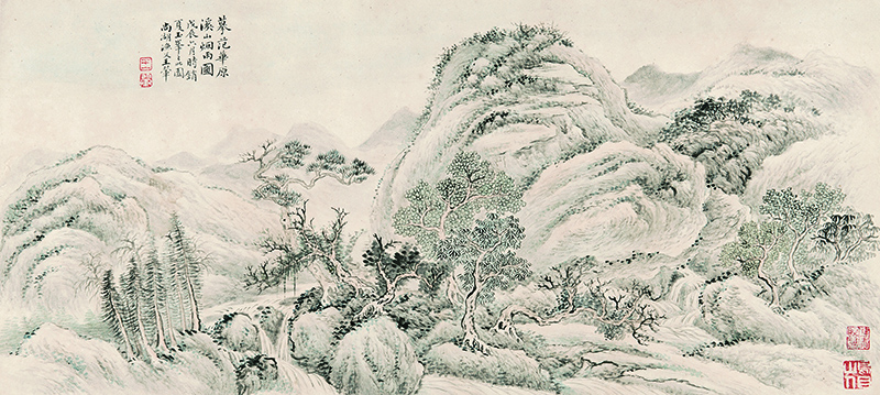 清代“四王”山水助阵鼎天艺术圣诞