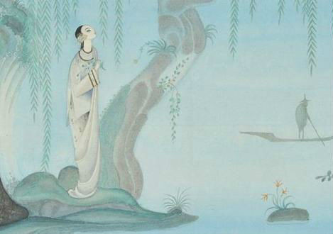 安徒生童话水彩插画《夜莺》拍出31万元