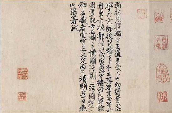 《清明上河图》被哪些名人收藏过？