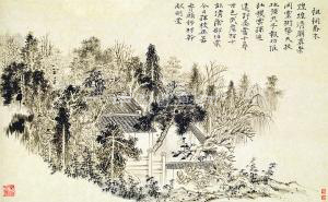 清代石涛《溪南八景图册》:张大千补绘的是哪些?