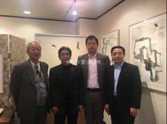 日本首家中日艺术家水墨画画廊正式开业