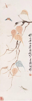 齐白石八十多岁画的蝉