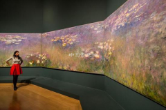 莫奈完整名作《睡莲》将首次在英展出 长12.8米