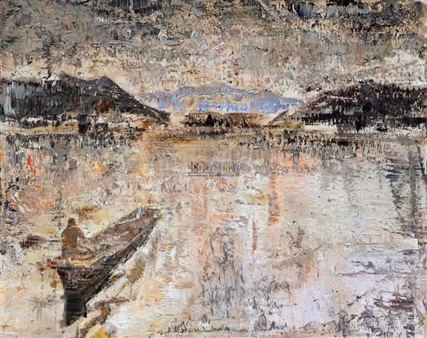 井士剑 《舟》 布面油画