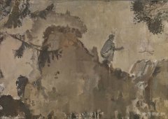 井士剑《一座山之野火春风》 布面油画 50x60cm 2014
