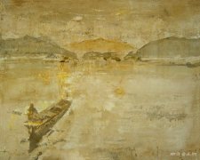 井士剑油画-江湖·独行客
