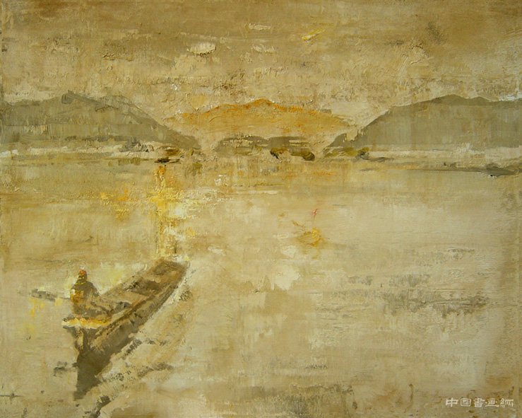 井士剑油画-江湖·独行客