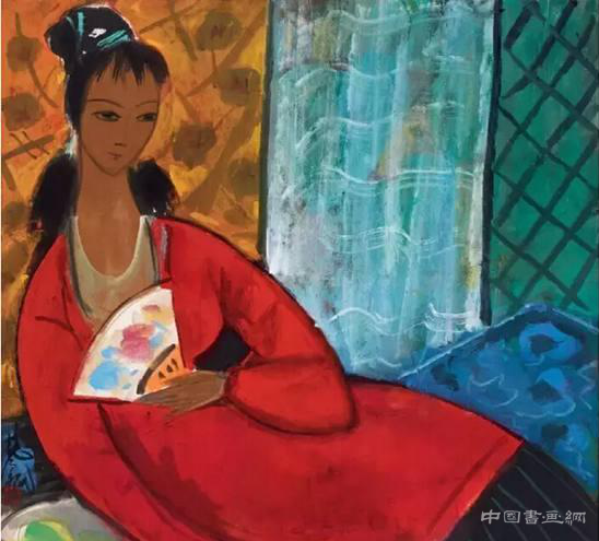 林风眠集大成之作《红衣仕女》将现身嘉德2016春拍夜场
