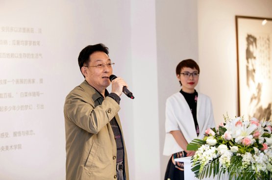 “孙安民白菜画展”在山水美术馆隆重开幕