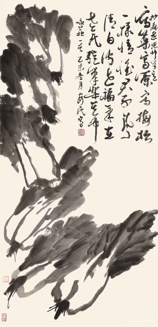 “孙安民白菜画展”在山水美术馆隆重开幕