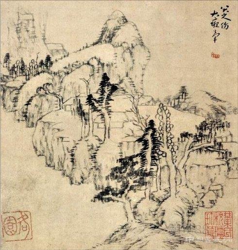 遗民心态对八大山人山水画风格的影响