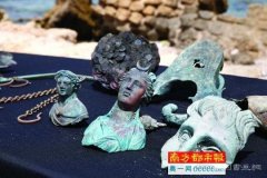 潜水者发现沉船宝藏 系1600年前古罗马时期