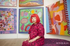 草间弥生4年后再登伦敦 维多利亚·米罗画廊展新作