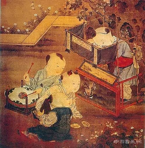 从古画中看800年前的儿童玩些什么玩具